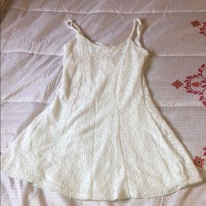 White lace dress